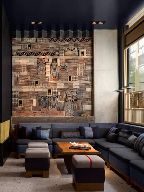 Aethos Hotel London Shoreditch — living room