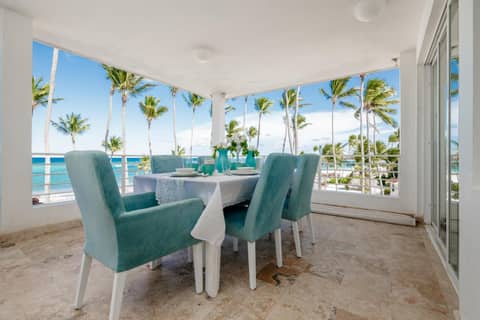 Beachfront Punta Cana Condo for Rent - Ocean View Private Terrace and BBQ — photo 8