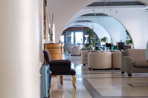 Glaros Beach Hotel — recepcion & lobby