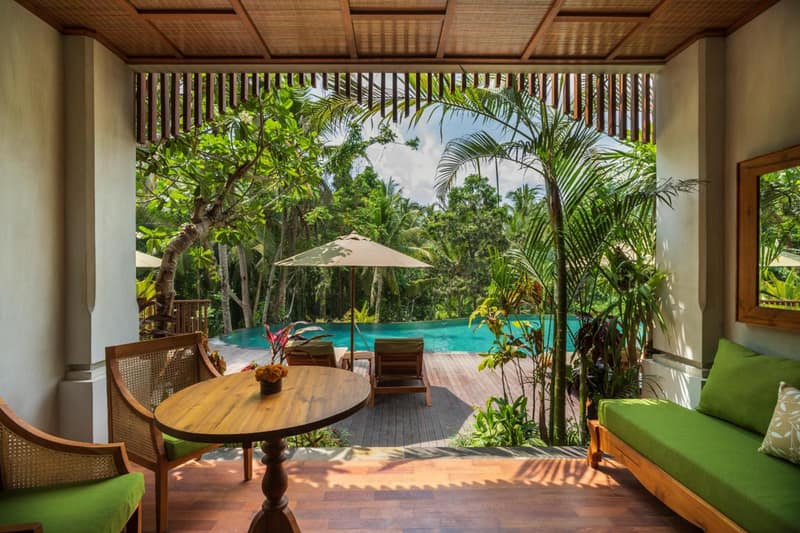 Adiwana Unagi Suites — balance & terrace