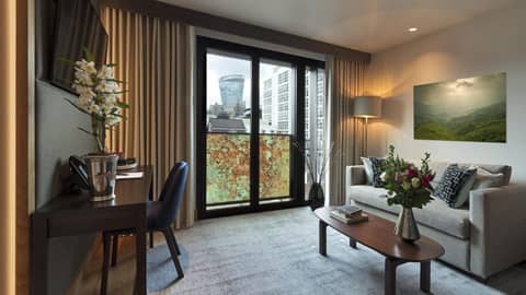 Tower Suites by Blue Orchid — living room