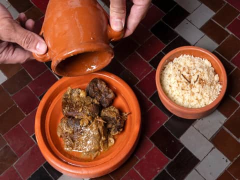 Riad Arabkech — dining