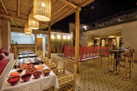 Riad Arabkech — dining