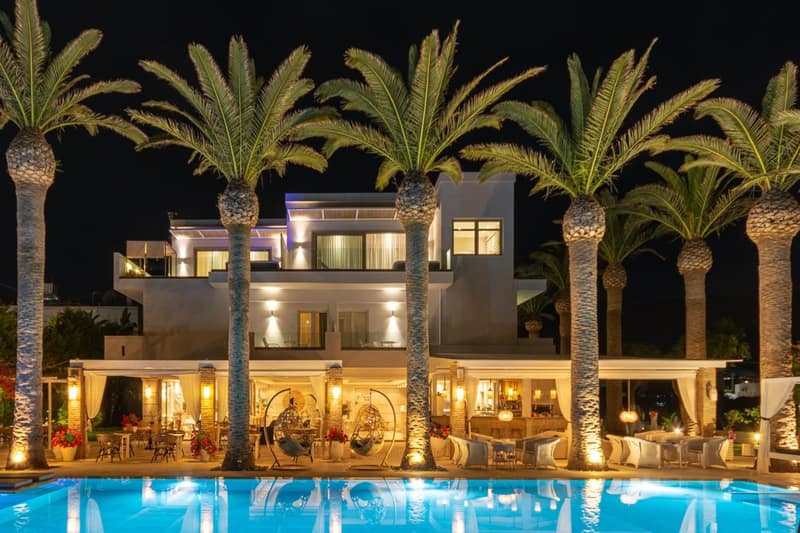 Drossia Palms Hotel and Nisos Beach Suites — building