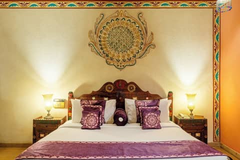 Chokhi Dhani Resort Jaipur — hotel room