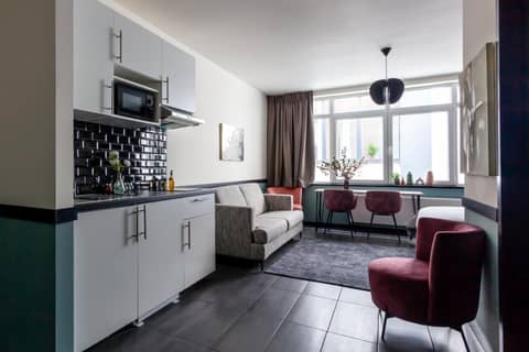 Hey - Aparthotel Brussels — hotel room