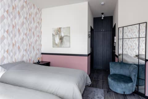 Hey - Aparthotel Brussels — bedroom