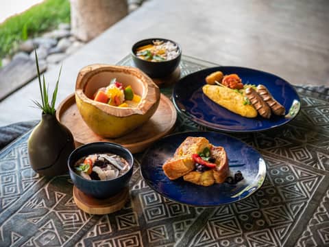 Blue Karma Village — dining